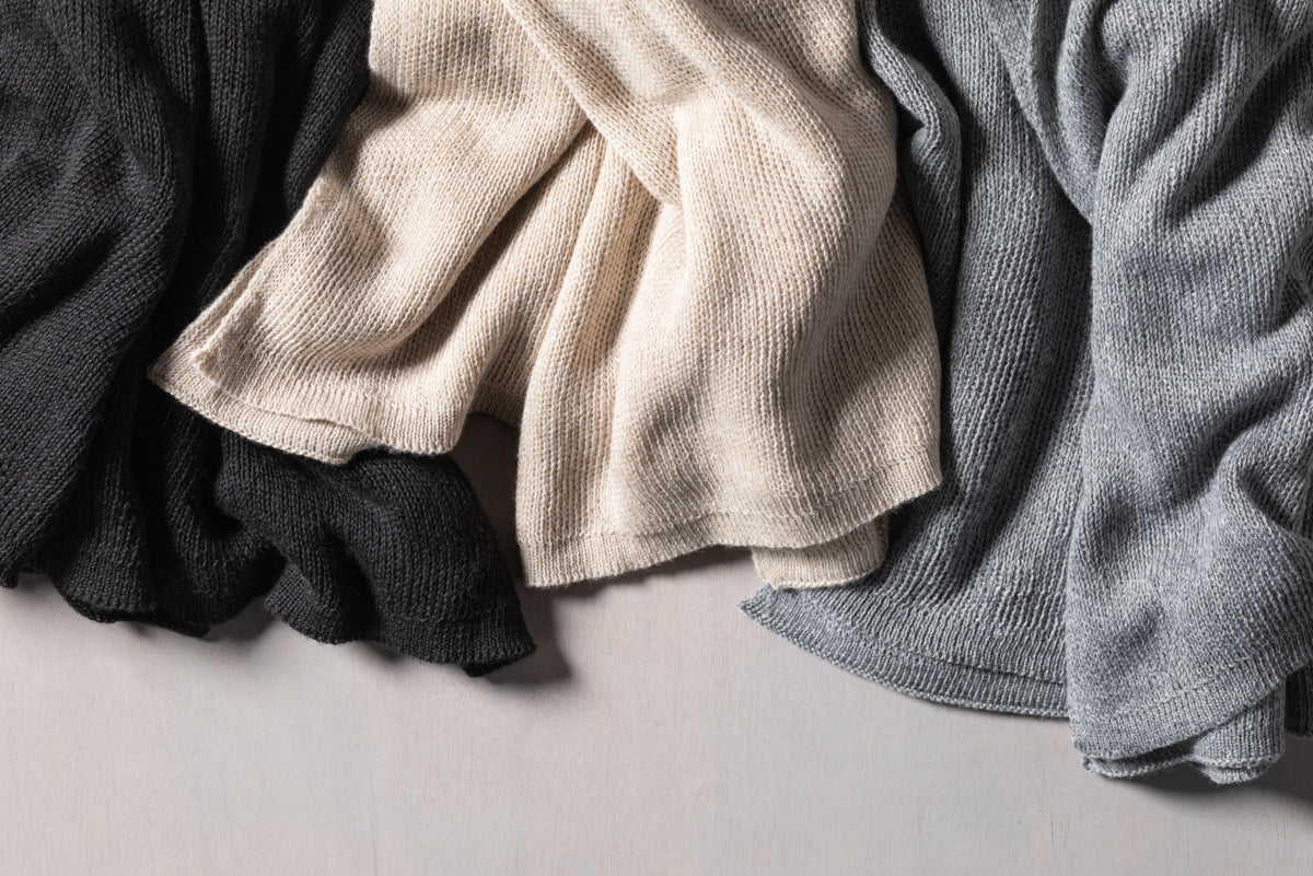 Recycled Knit Duster - Gray