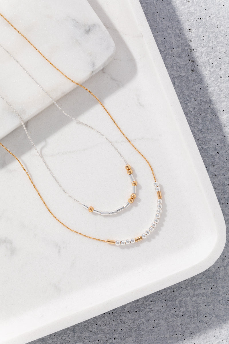 Morse Code Necklace - You're Beautiful