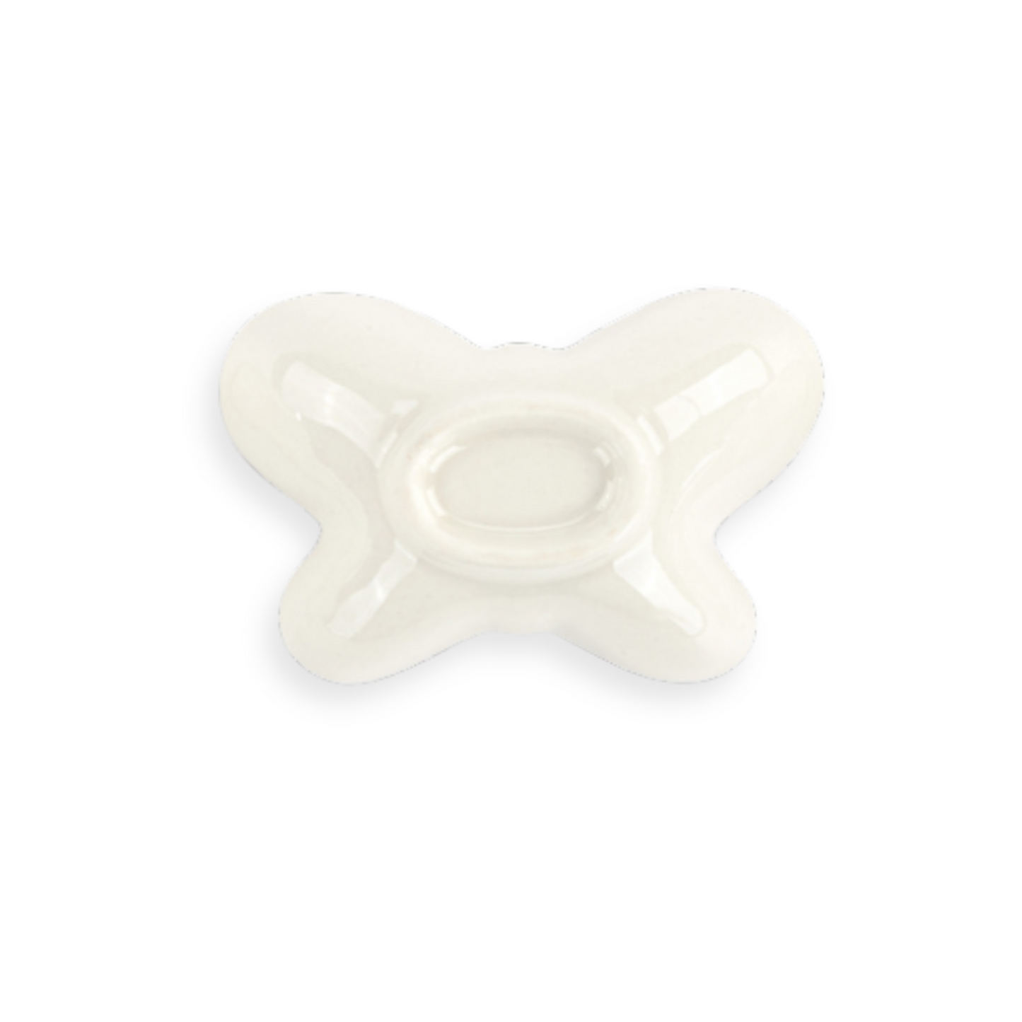 Butterfly Shaped Mini Ceramic Dish - Cream
