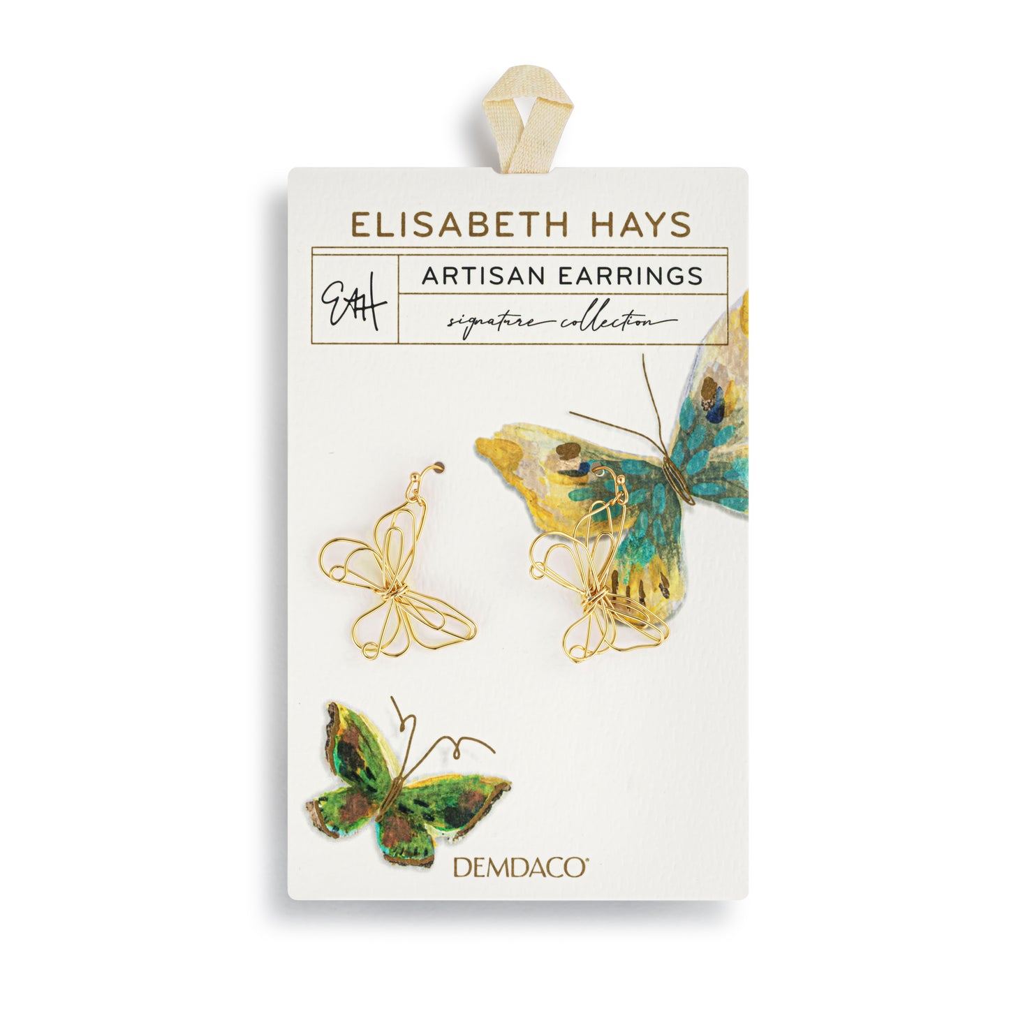 Butterfly Open Charm Earrings