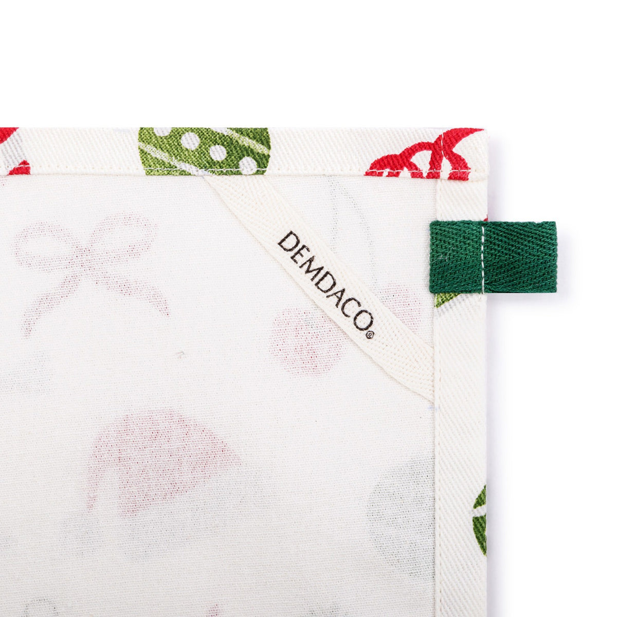 Martini & Peppermint Print Cotton Twill Bar Towel