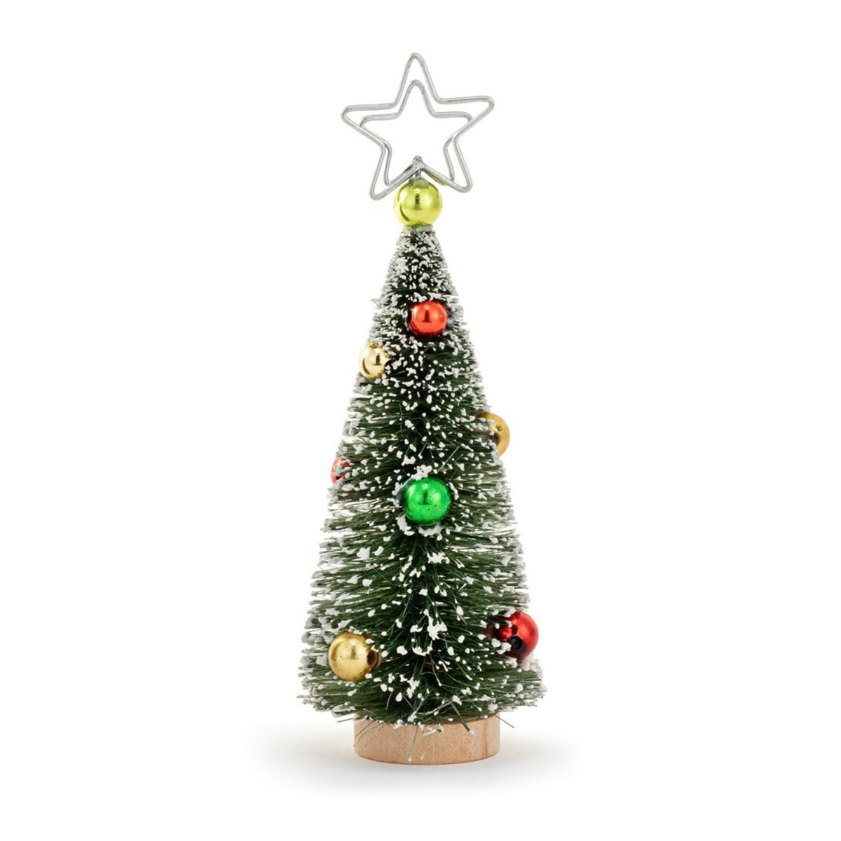 Bottlebrush Tree with Ornaments Placecard Holder