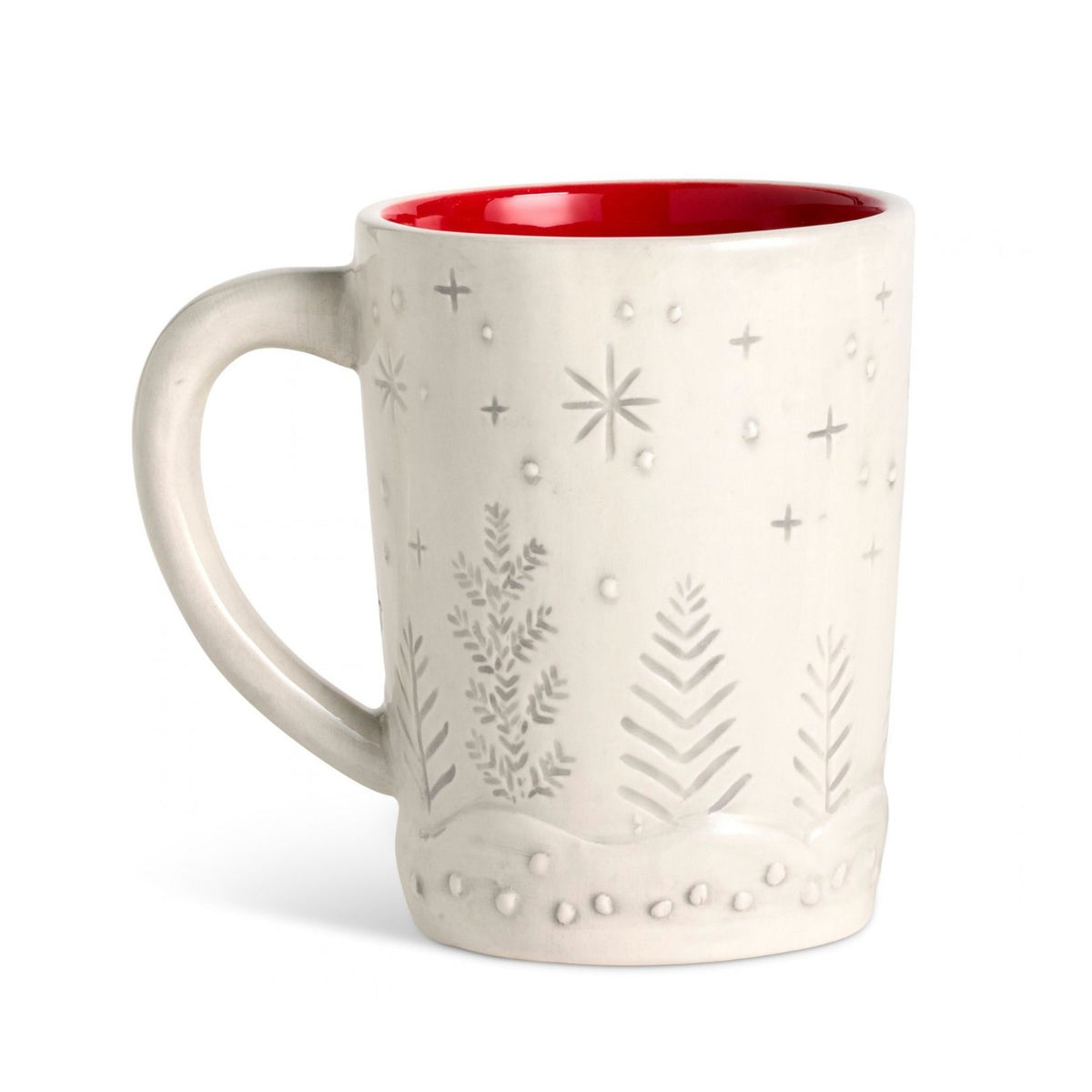 Sparkle Snowman Ceramic Mug - Heart