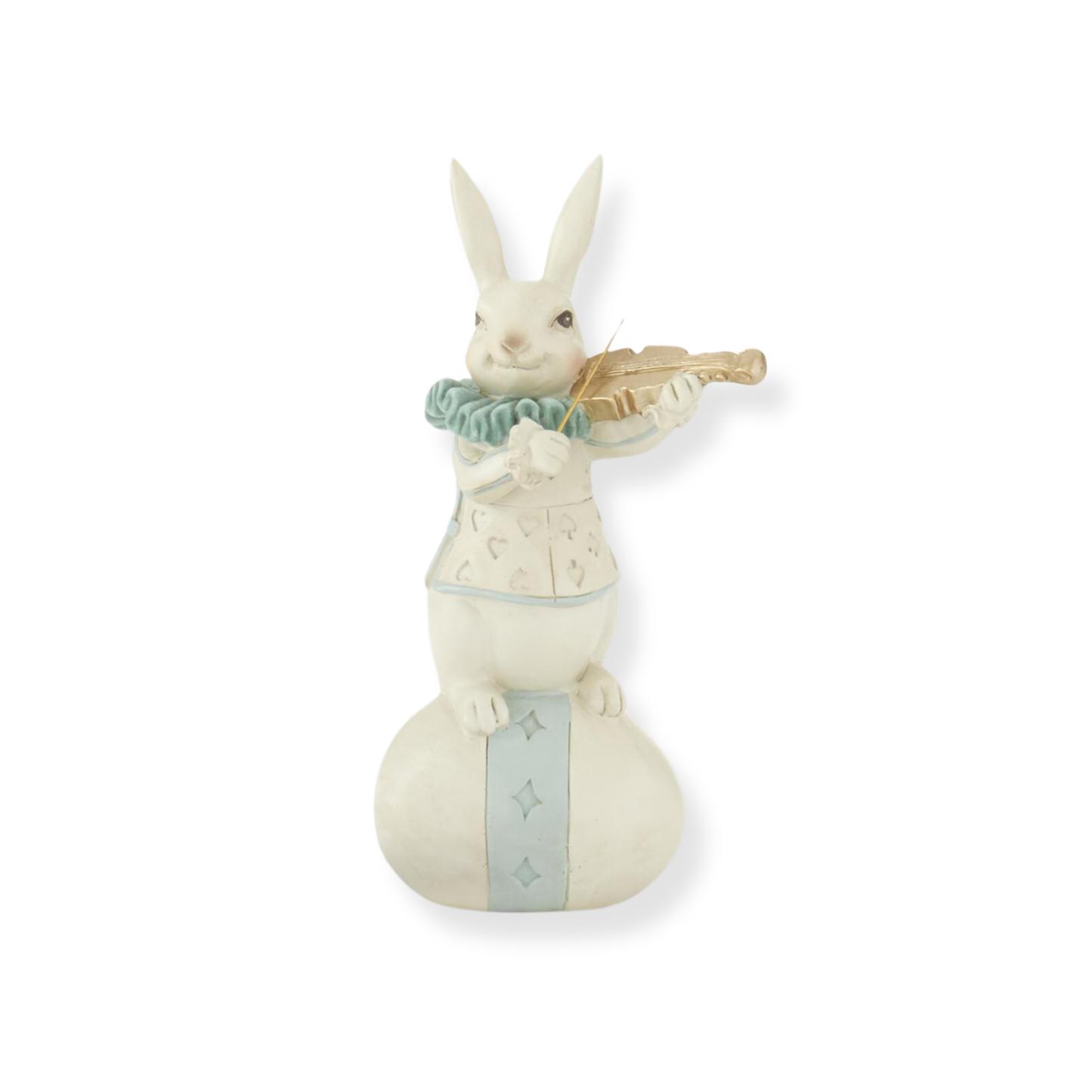 Pastel Easter Figurines Playing Instrument