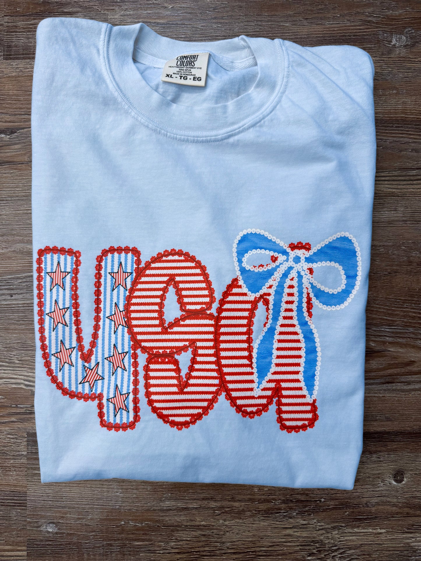 USA Coquette Bow Tee
