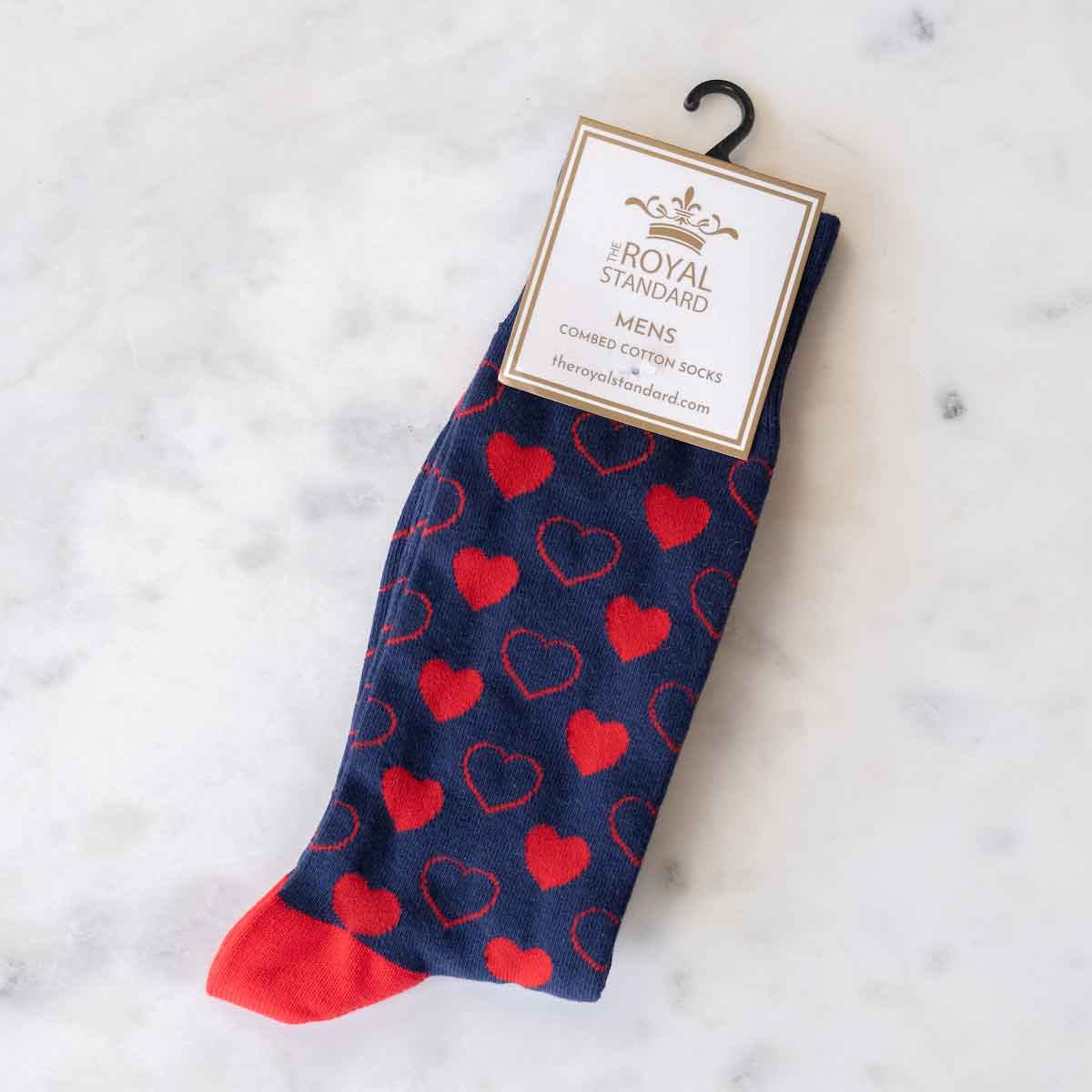 Men's Dress Socks - Hearts