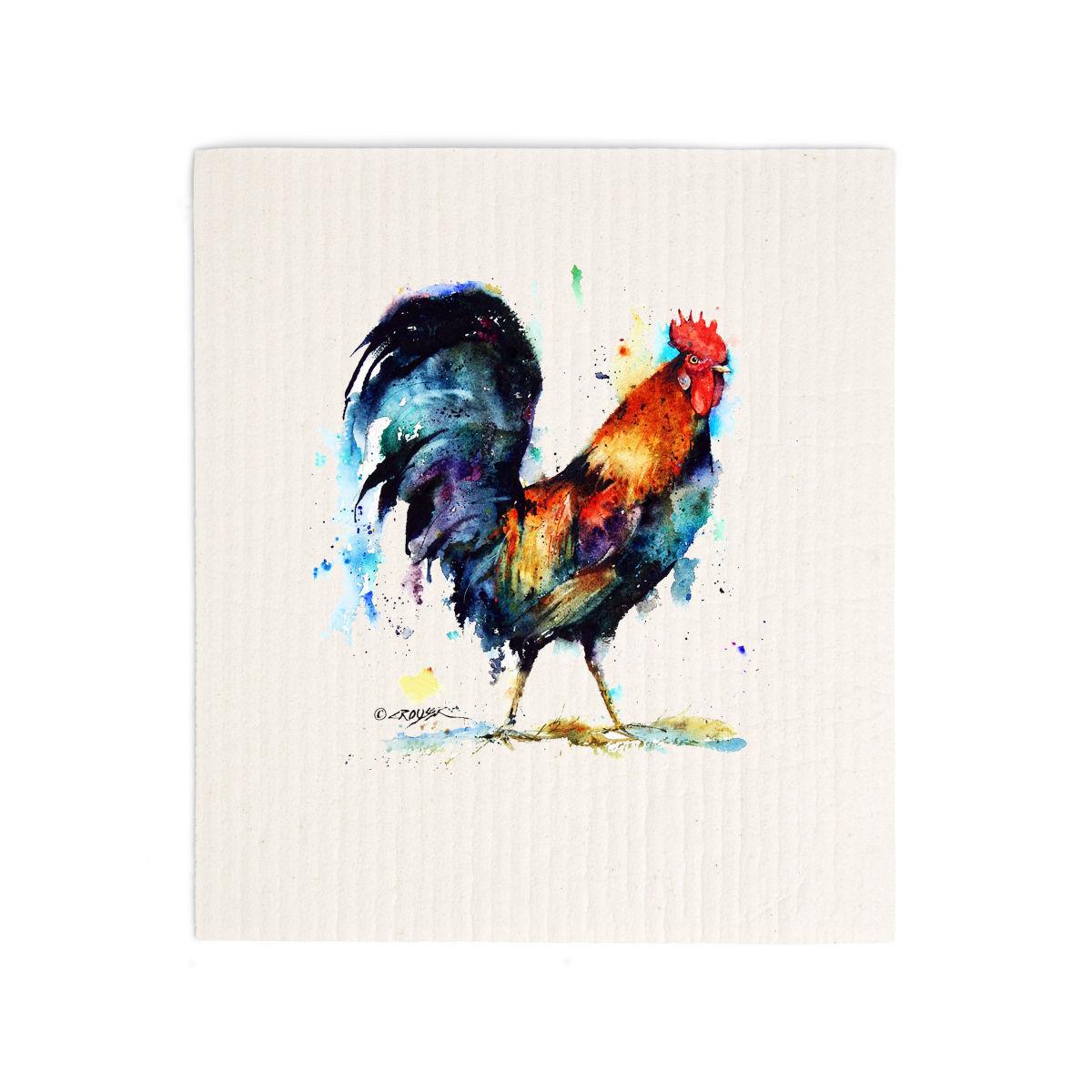 Biodegradable Dish Cloth - Rooster