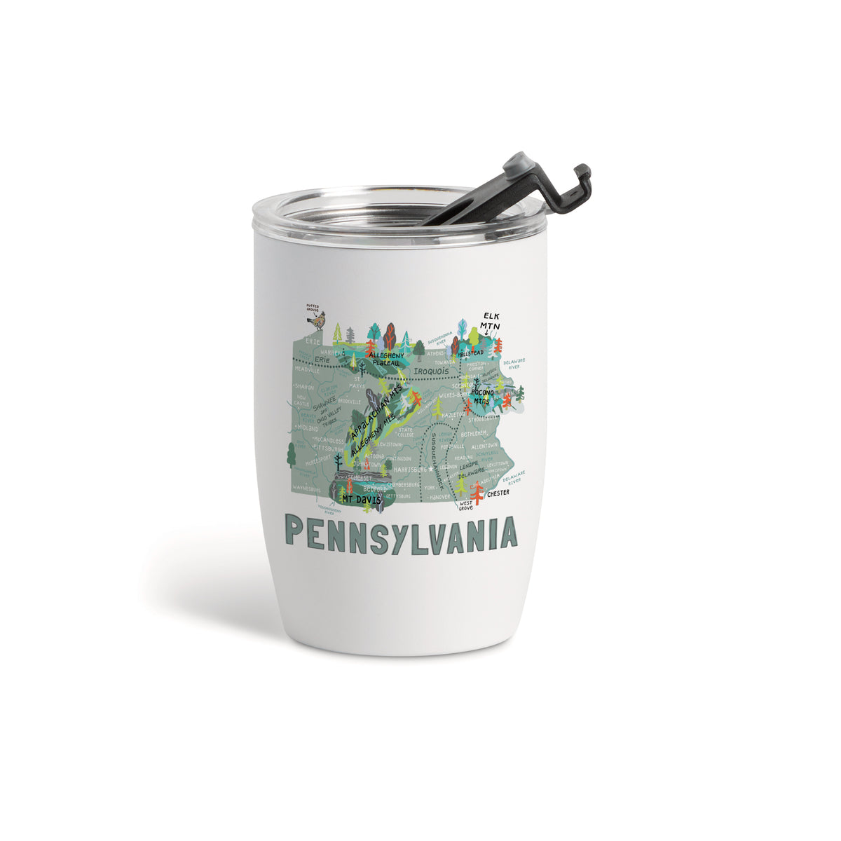 Pennsylvania State Wine Tumbler
