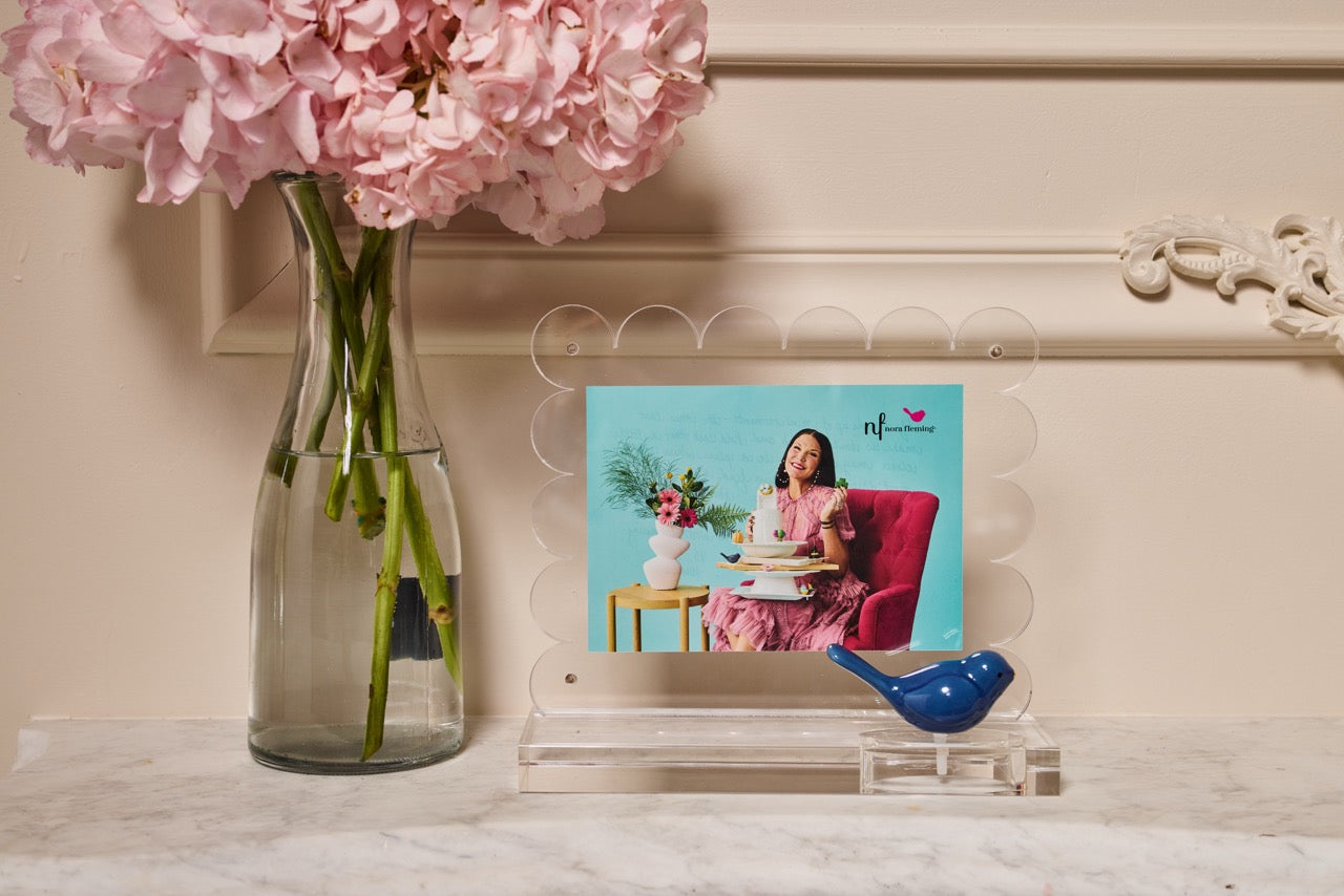 Clearly A-Nora-Ble Scalloped Acrylic Frame