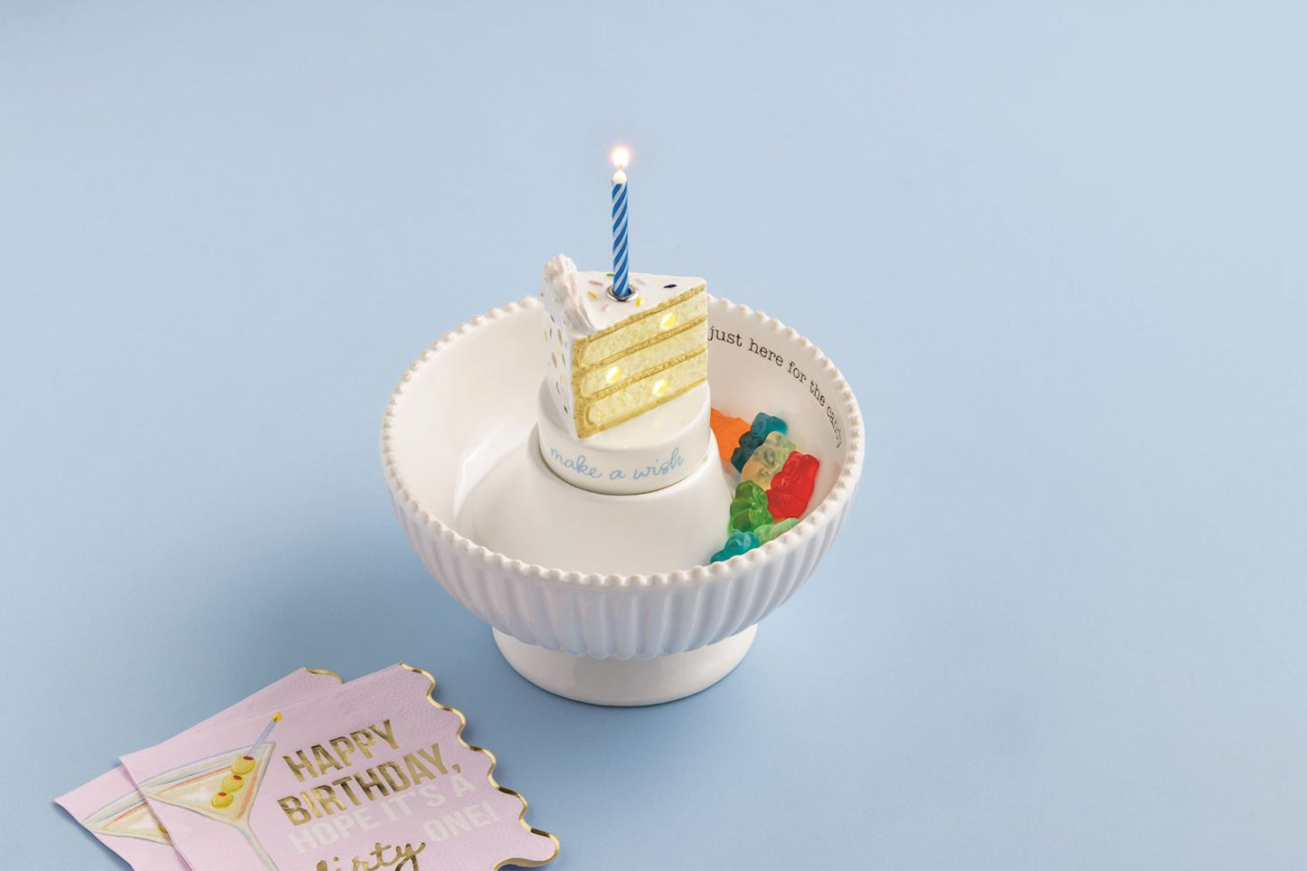 Light-Up Dish Sitter & Candle Holder - Cake