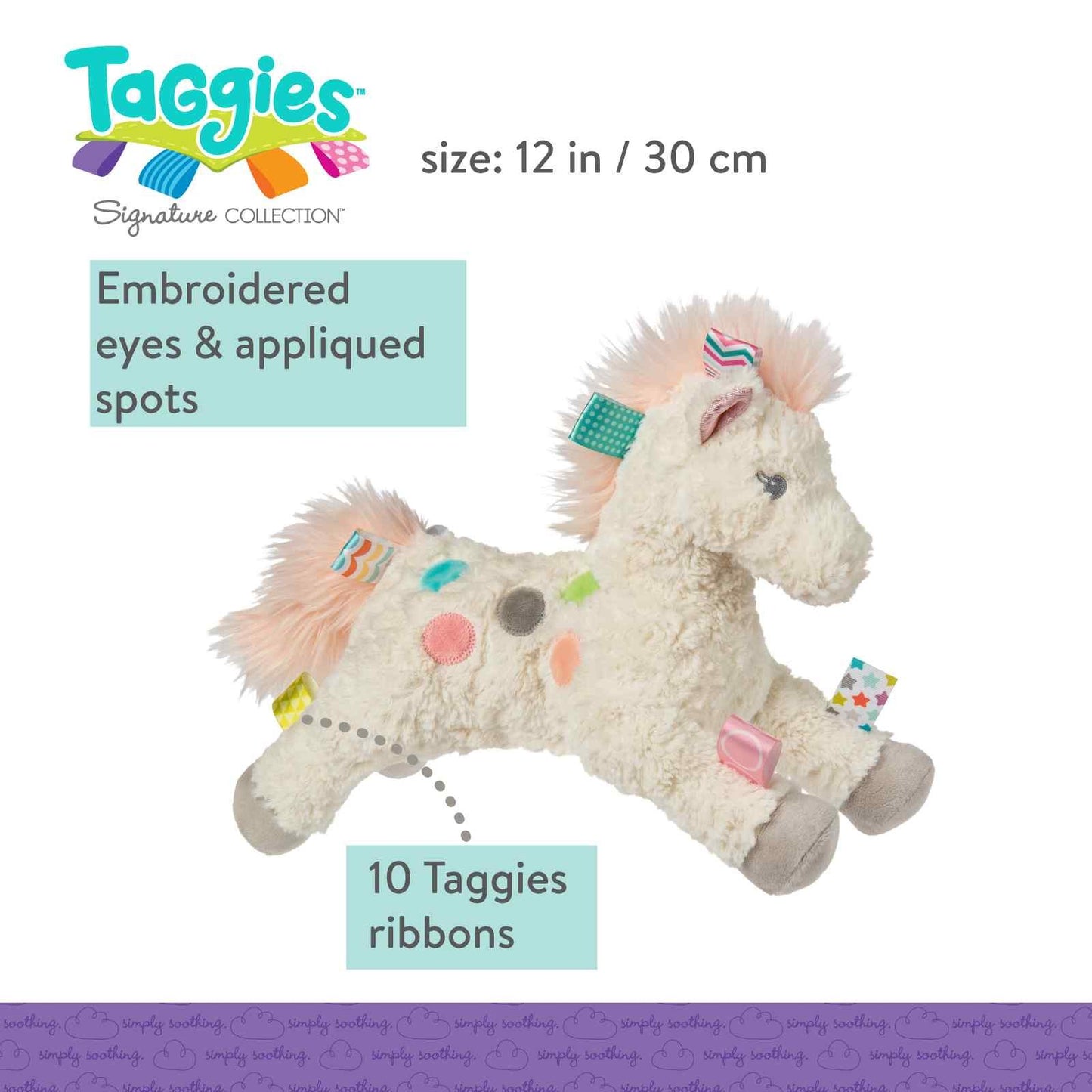 Taggies Painted Pony Soft Toy