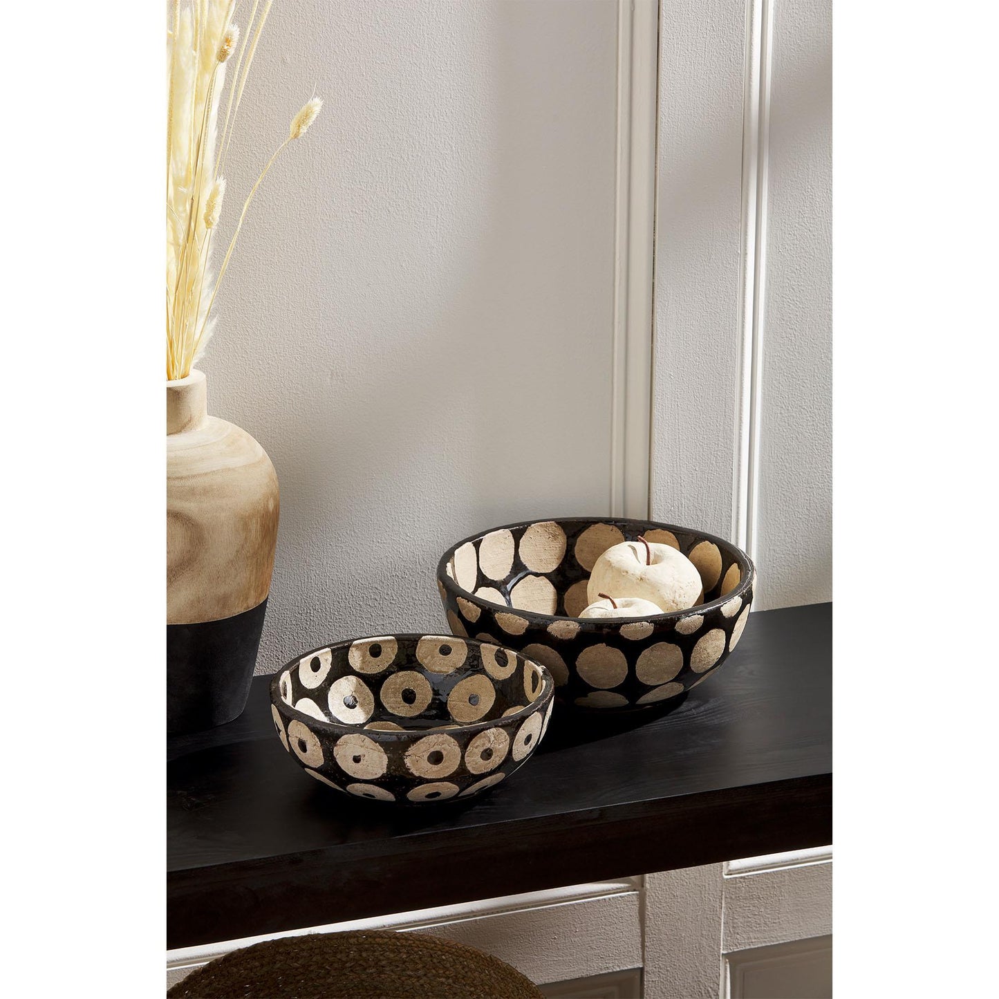 Large Black Terracotta Bowl