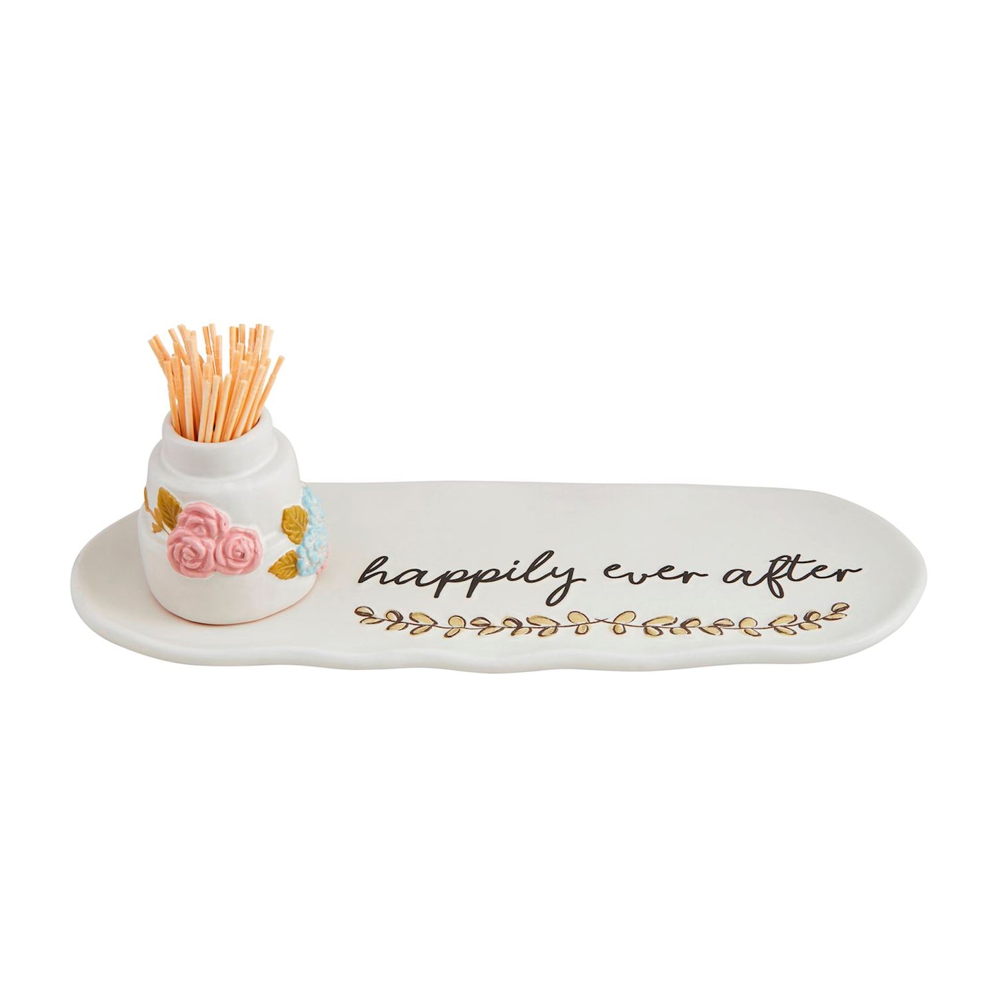 Happily Ever After Wedding Tray & Toothpick Set