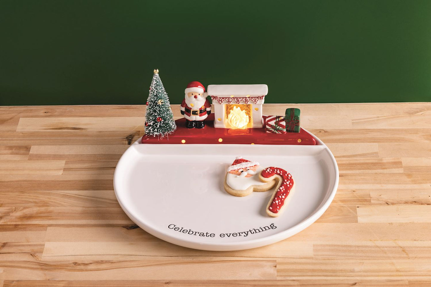 Large Light-Up Sitter Round Platter