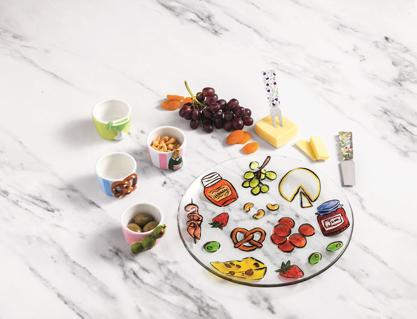 Charcuterie Glass Platter