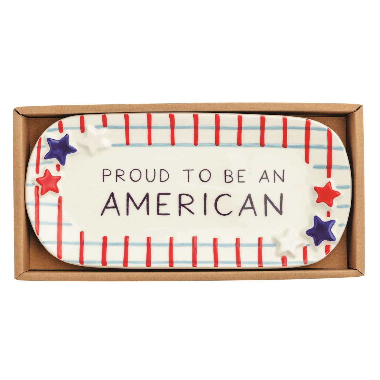 Americana Everything Tray - Plaid