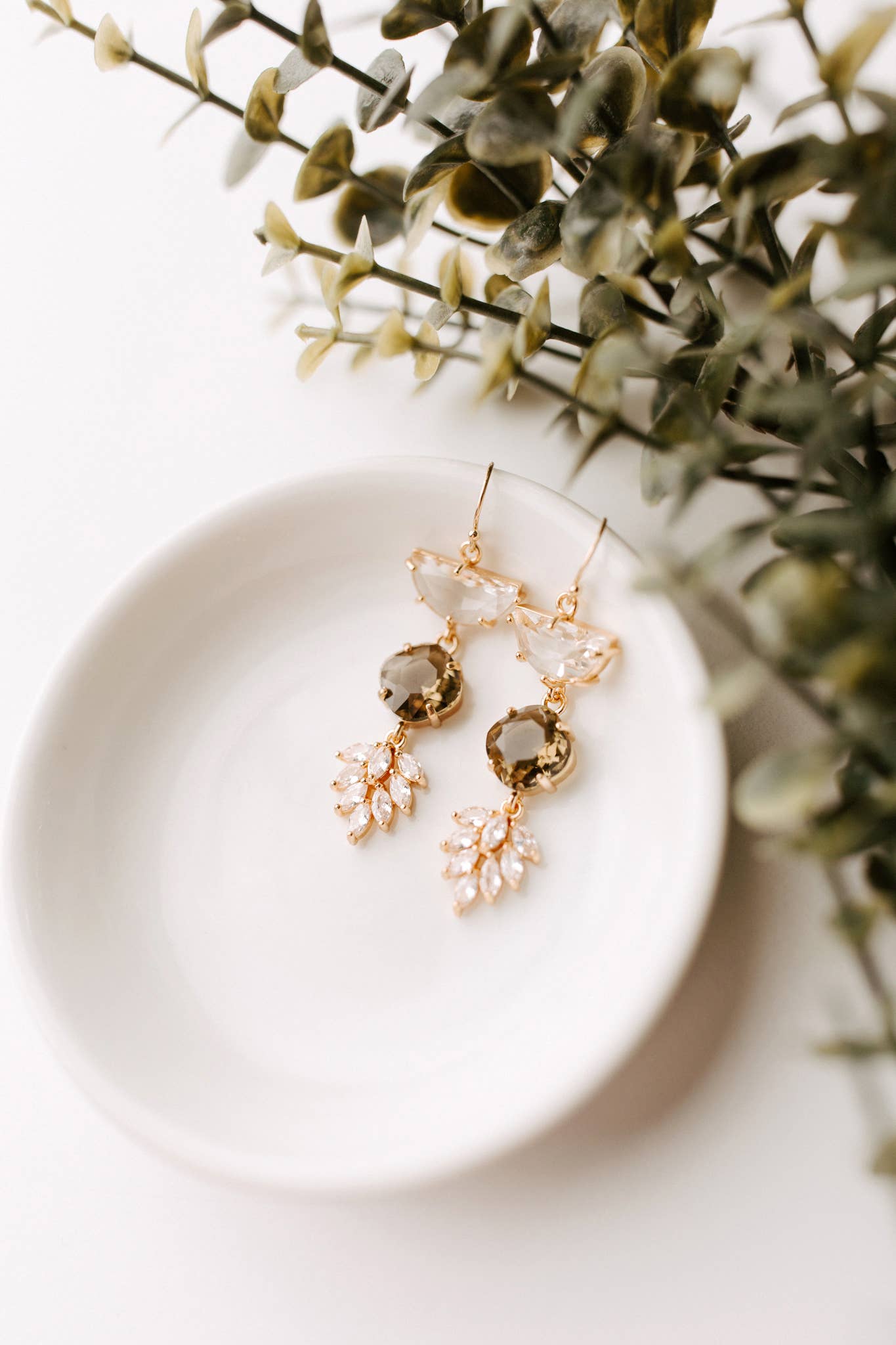 Boho Bridal Dangle Earrings