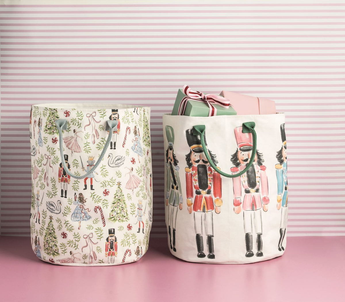 Tossed Pattern Nutcracker Tote