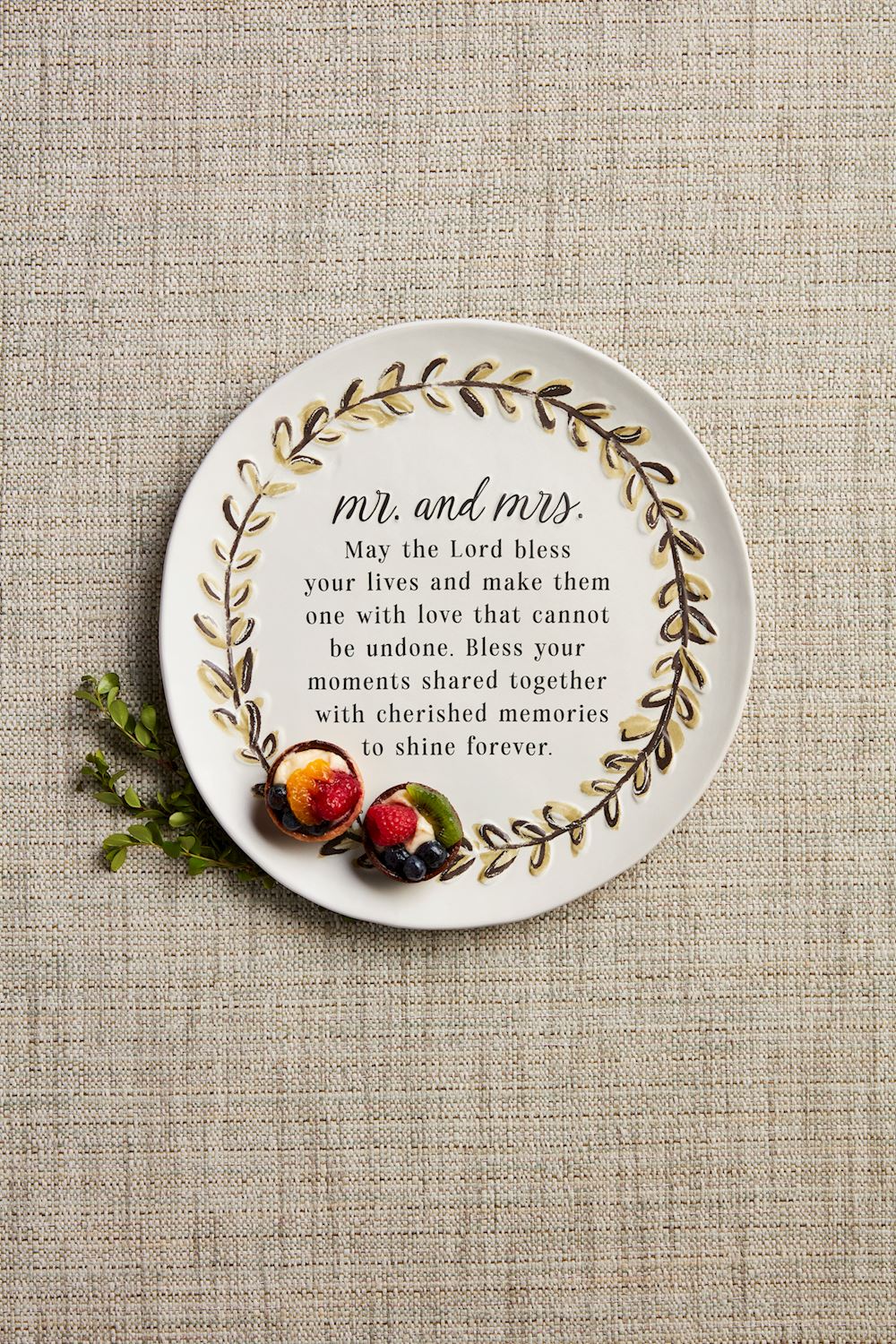 Mr. & Mrs. Blessings Plate