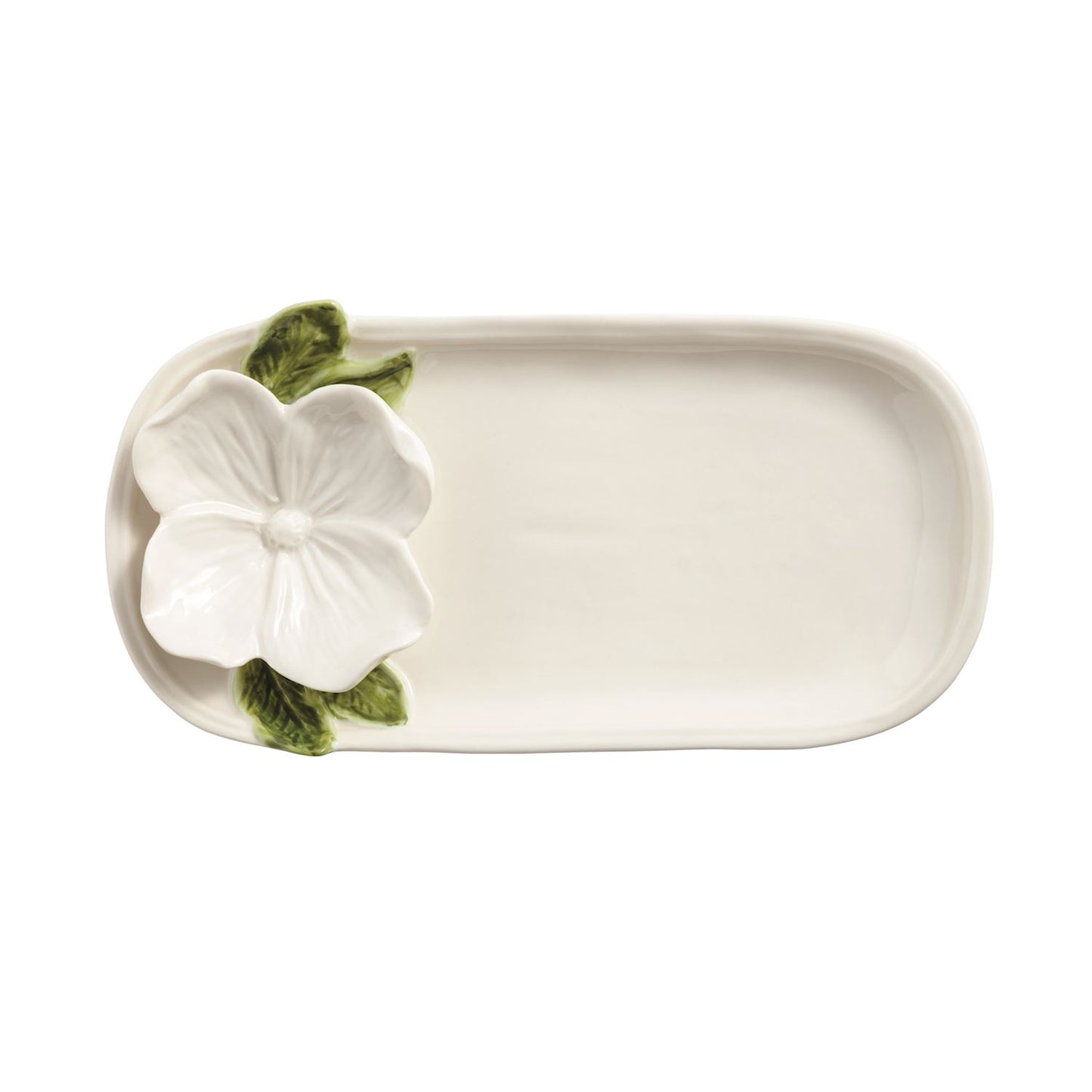 Flower Everything Tray - White