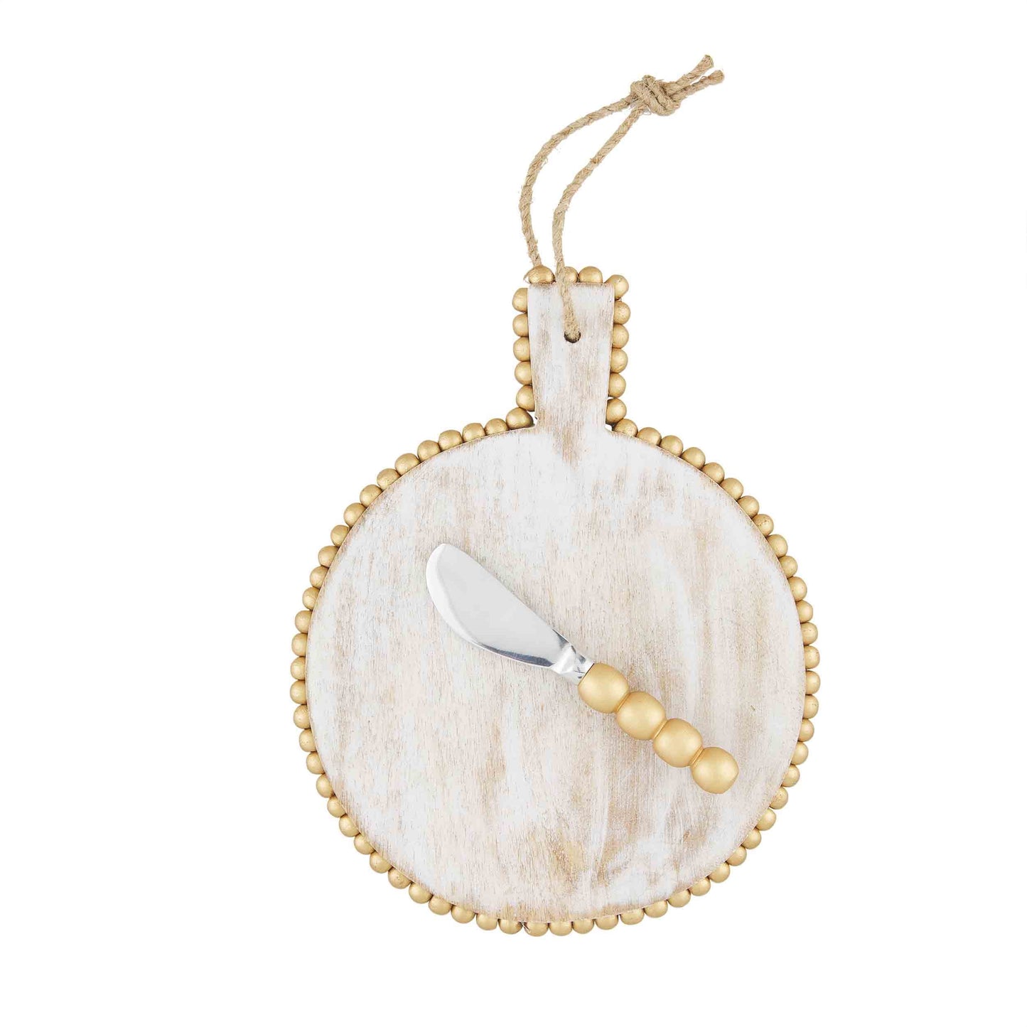 Beaded Gold Board Set - Round