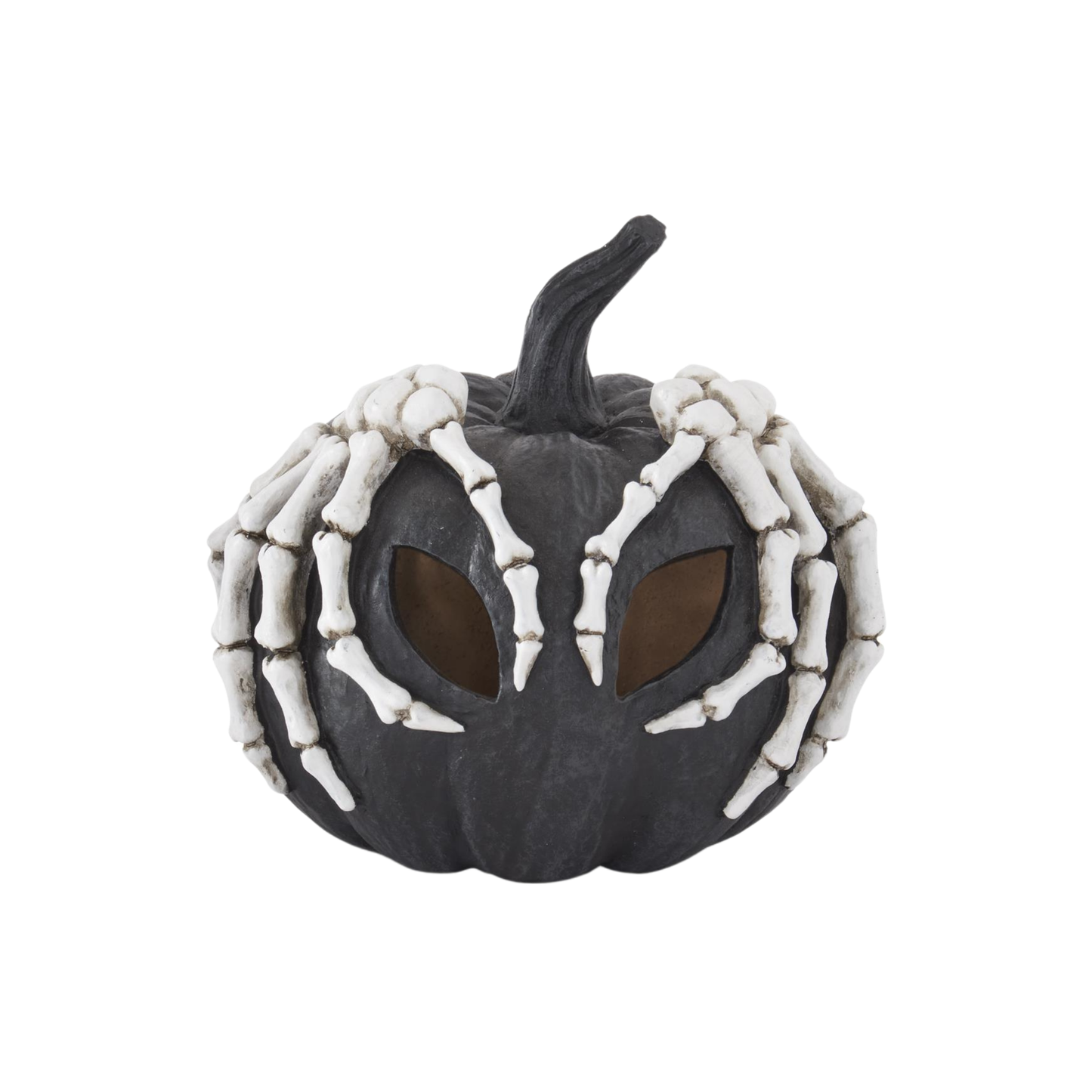 LED Jack-O-Lantern & Bones Sitter - Eyes