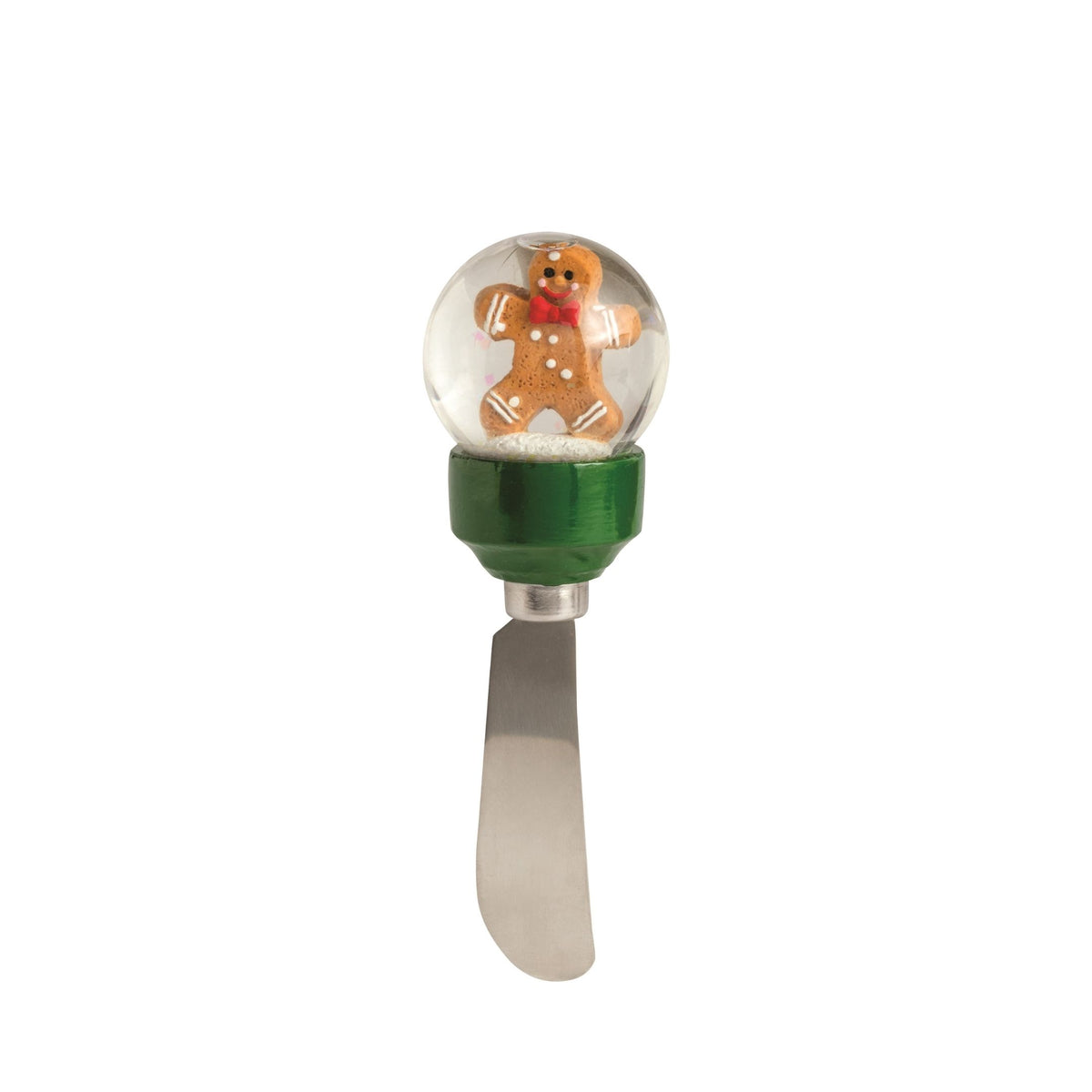 Christmas Snow Globe Spreader - Gingerbread Man