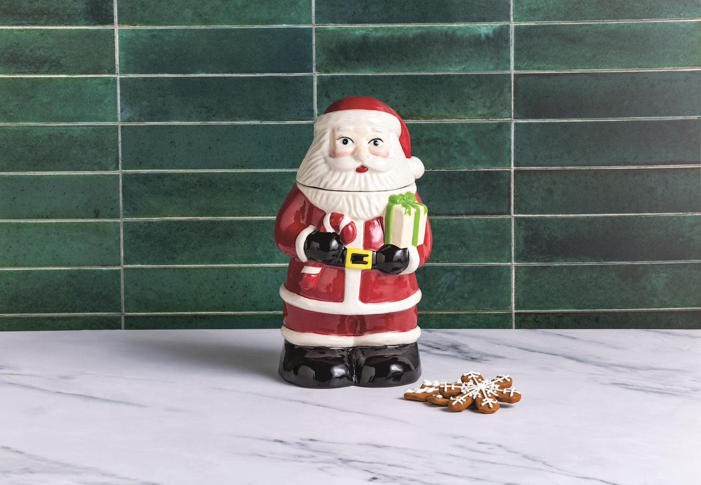 Classic Santa Cookie Jar