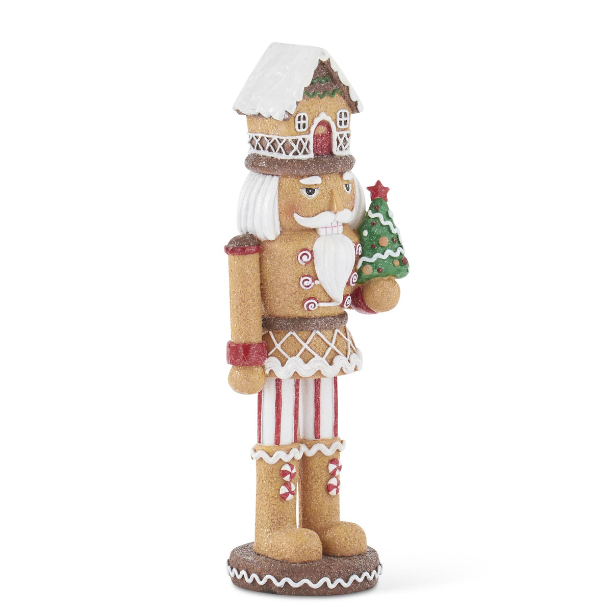 Glittered Resin Gingerbread Soldier Nutcrackers
