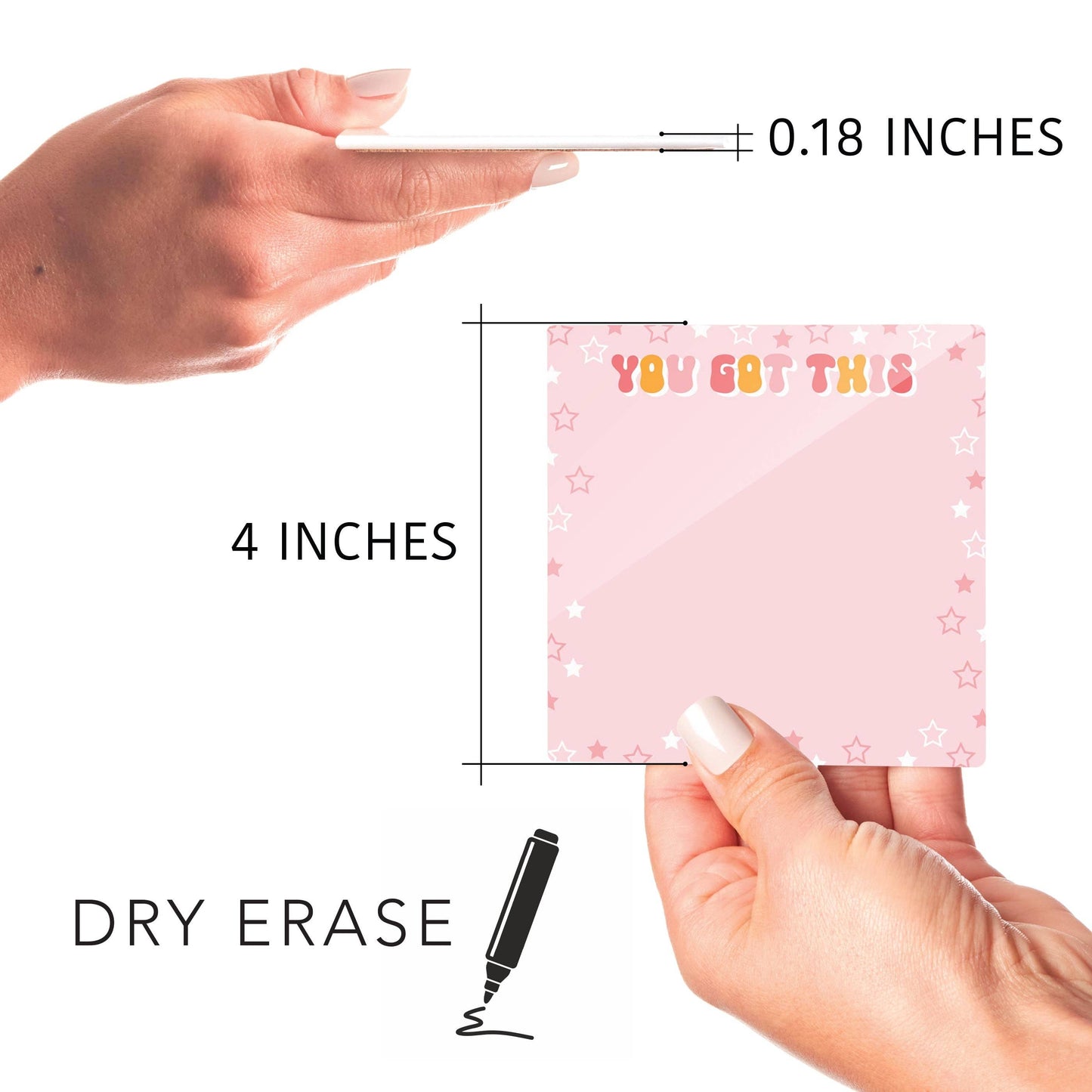 Dry Erase Note Tile - You Got This