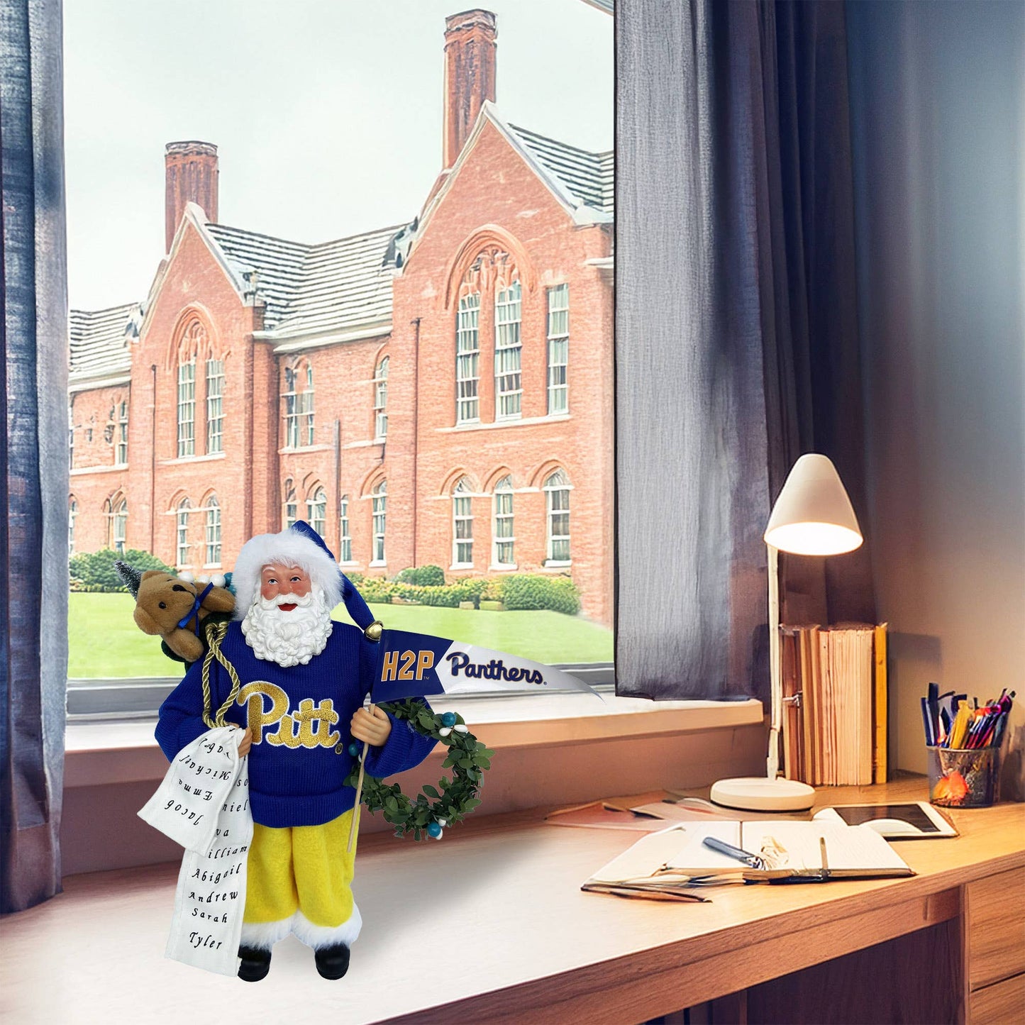 University of Pittsburg Panthers Proud Santa