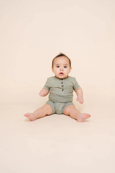 Ellis Ribbed Shortie Set
