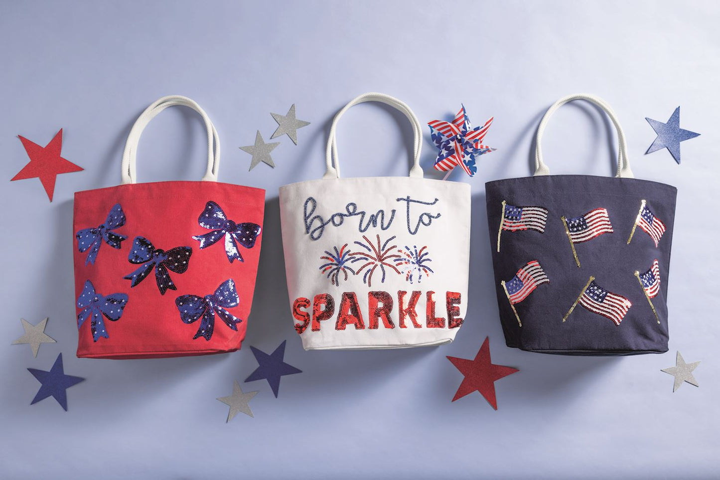Americana Born To Sparkle Tote