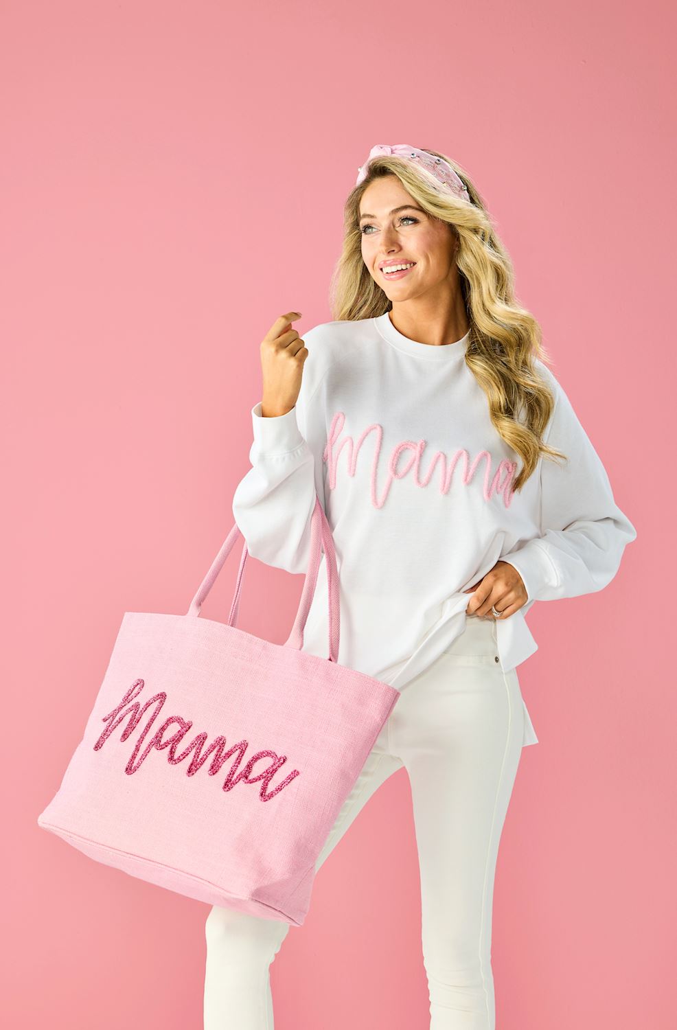 Pink Mama Sparkle Tote Bag