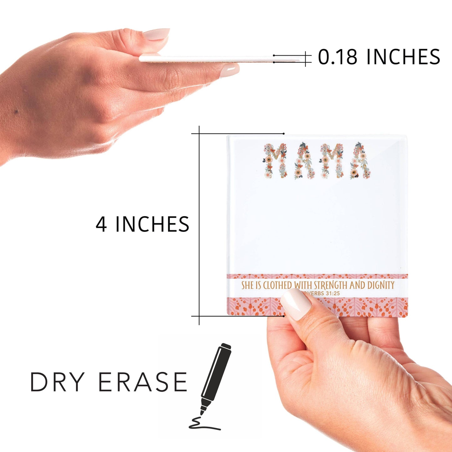 Dry Erase Note Tile - Mama