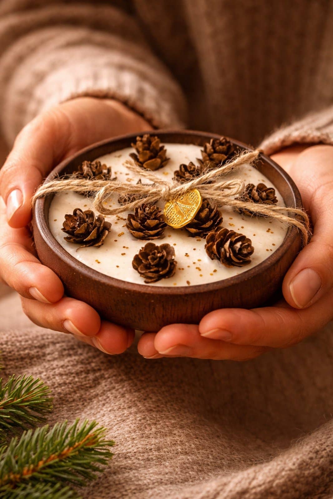 Woodland Pinecone Wood Wick Candle