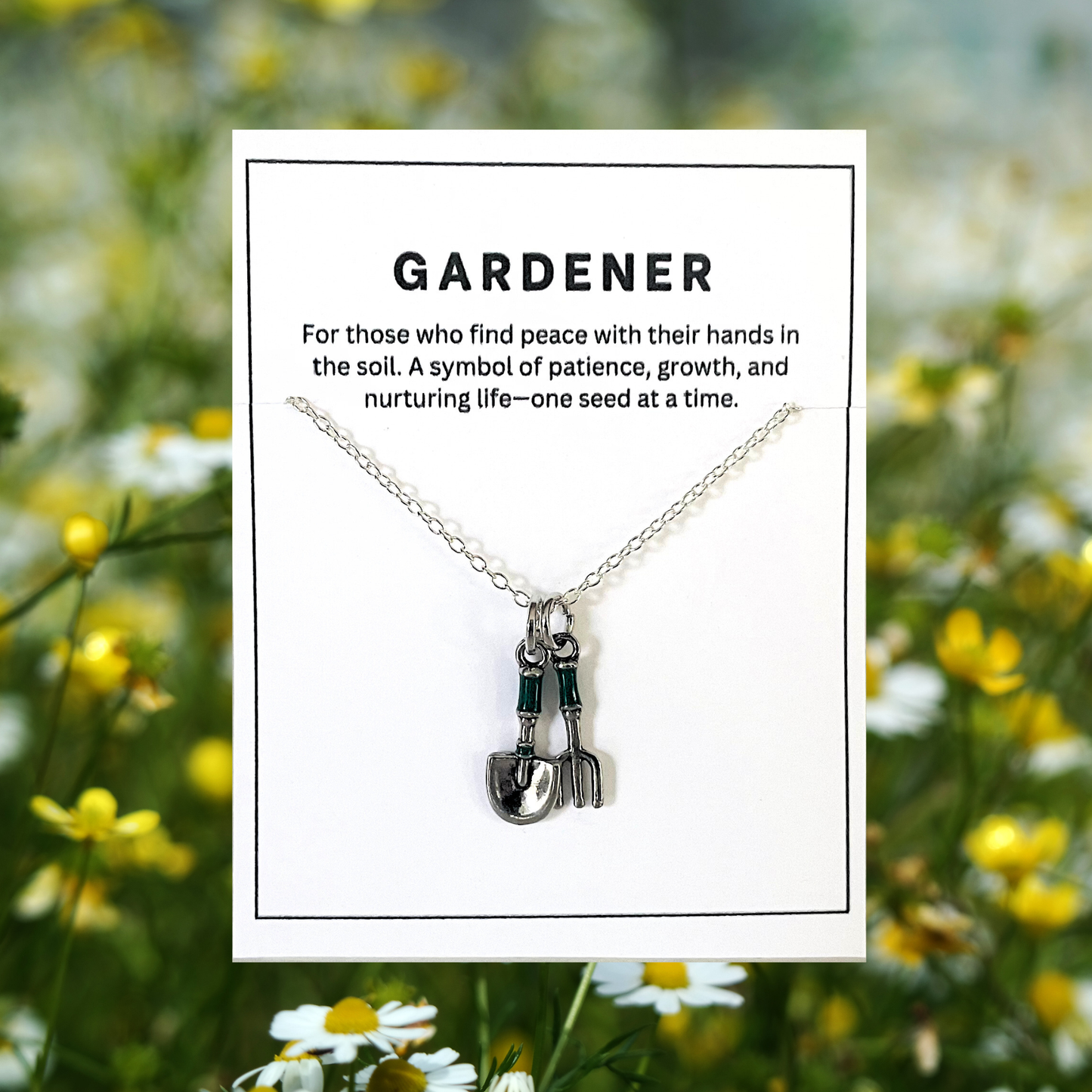 Garden Tools Gardener Necklace