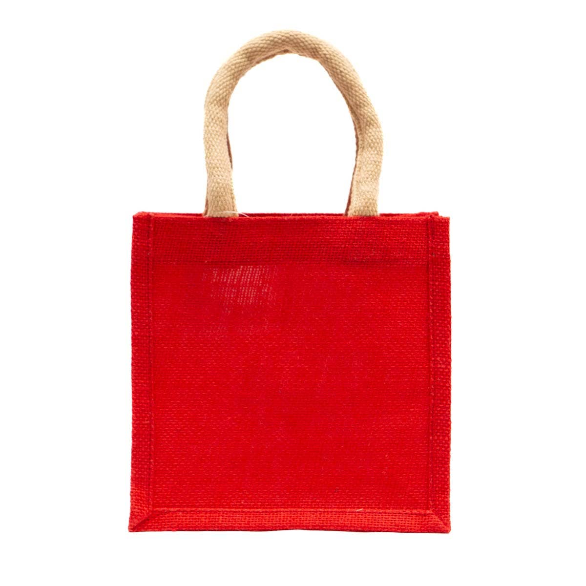 Jute Petite Gift Tote - Red