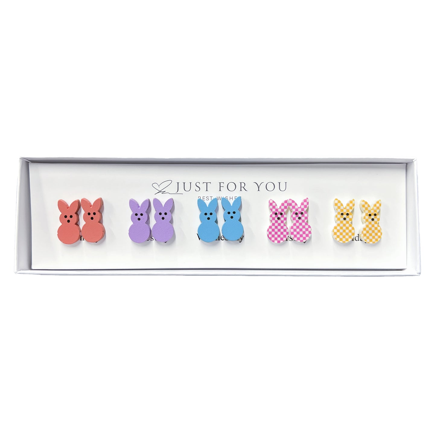 Just For You Earring Gift Box Set - Easter Bunny