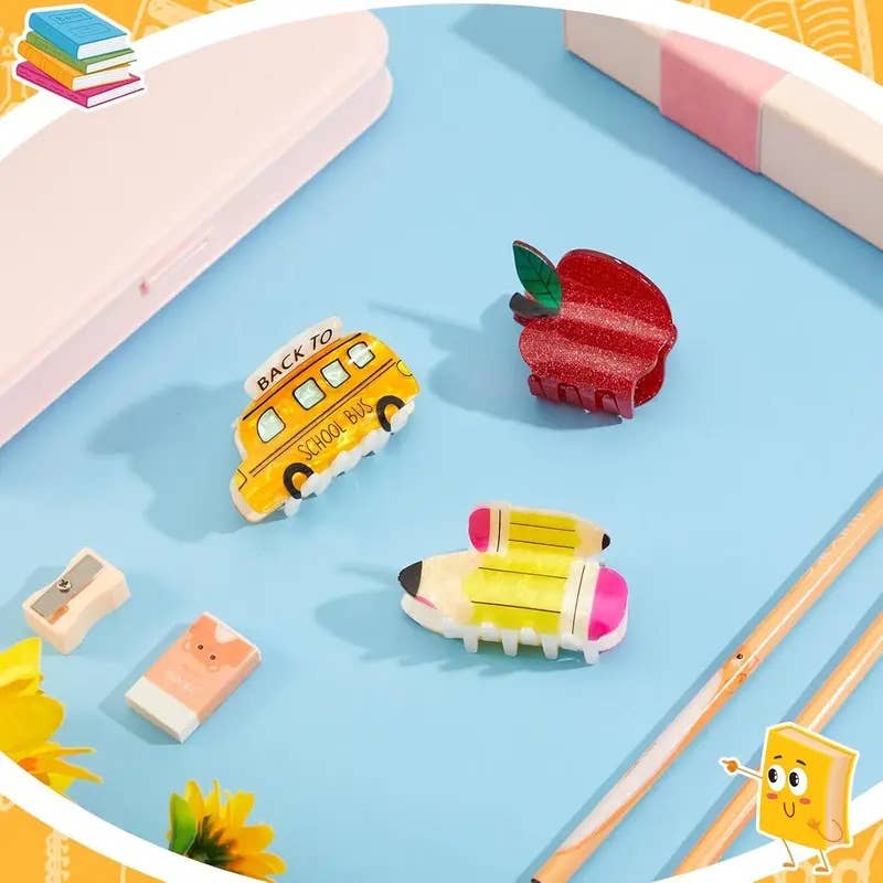 Back to School Pencil Hair Clip