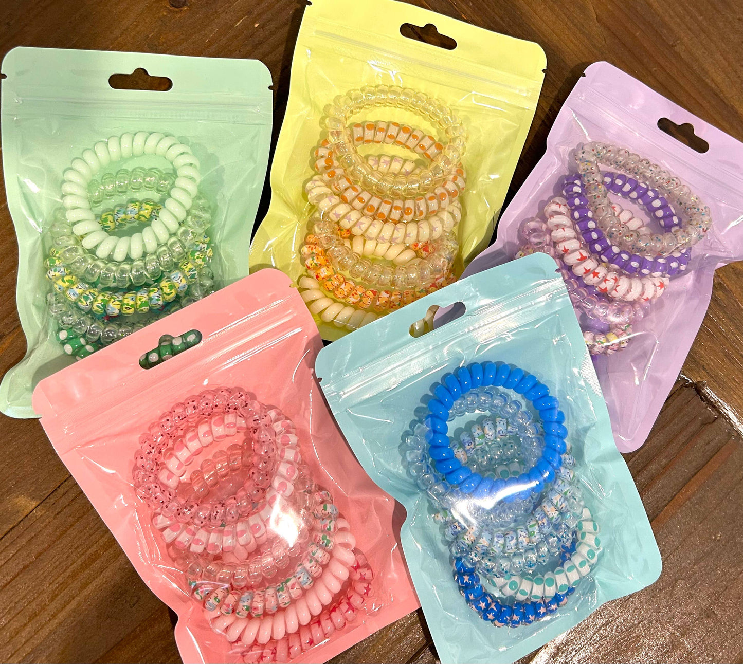 Color Block Hair Tie Set
