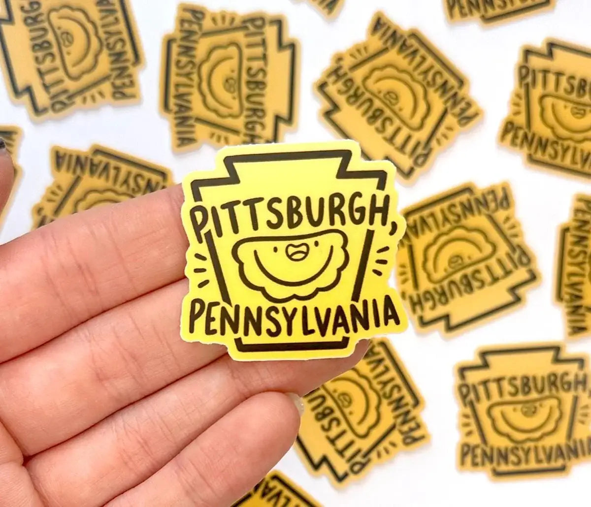 Pittsburgh Pierogi Keystone Mini Sticker