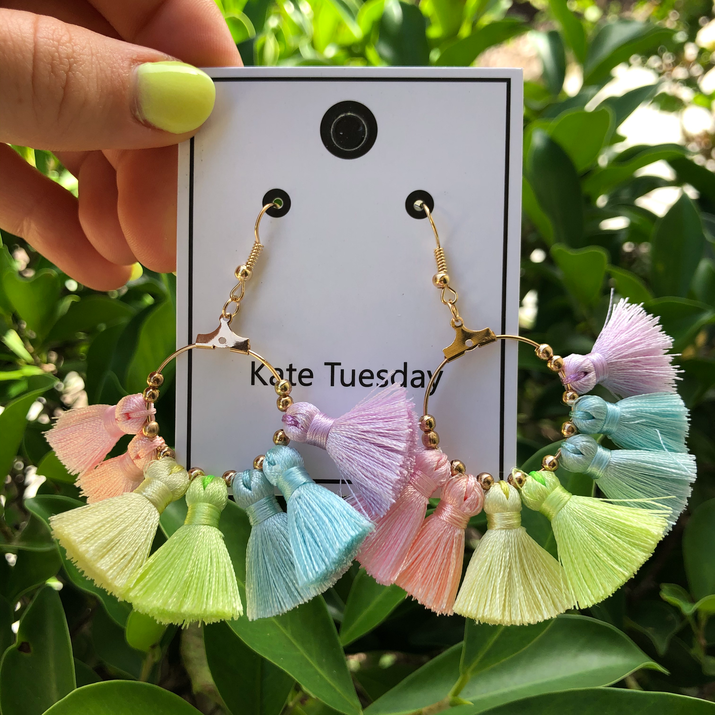 Pastel Tassel Earrings