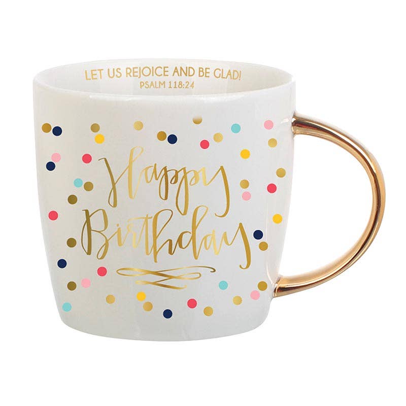 Happy Birthday Polka Dot Mug