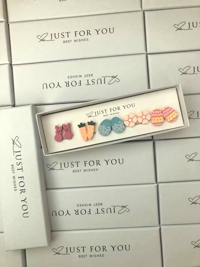 Just For You Earring Gift Box Set - Easter Pastels