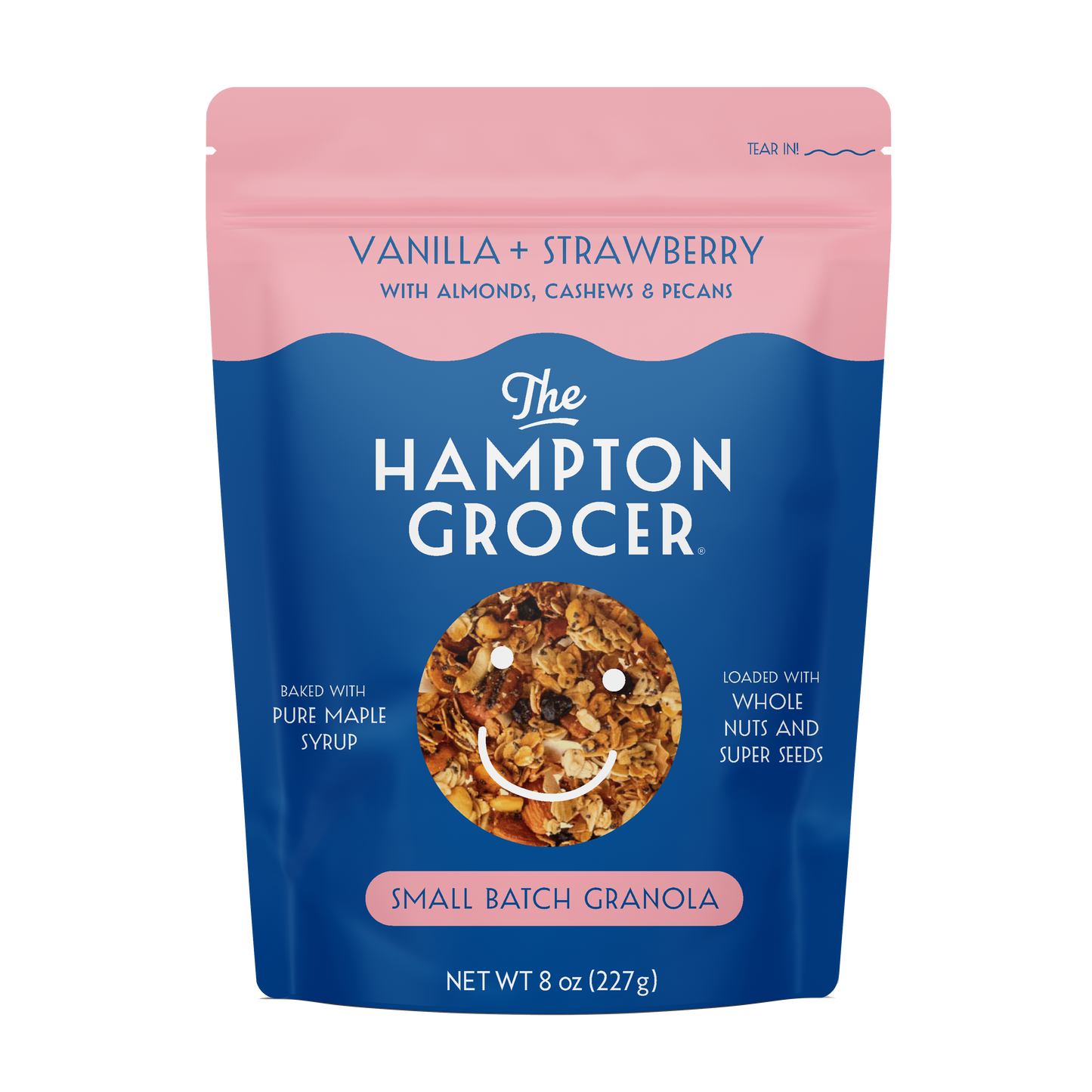 Vanilla Bean Strawberry Granola