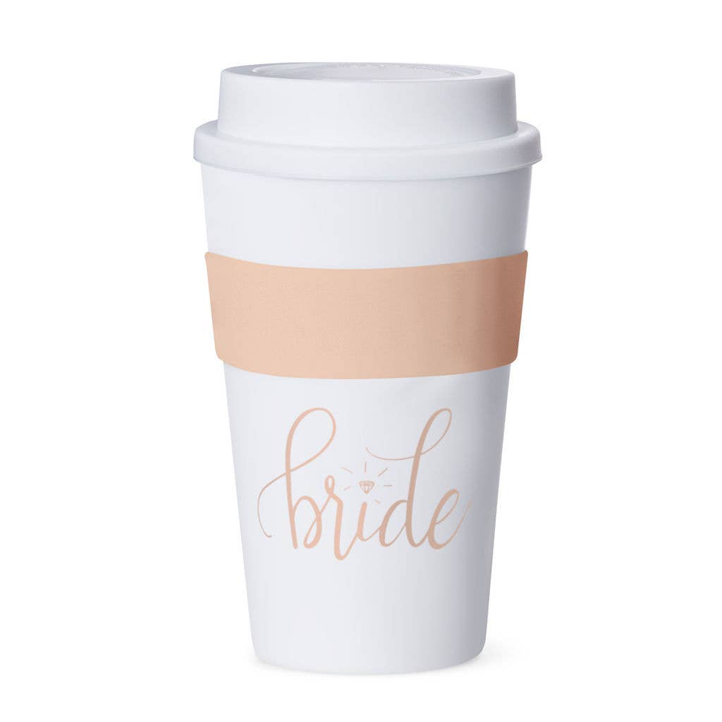 Bride - Coffee Tumblers (Peach)