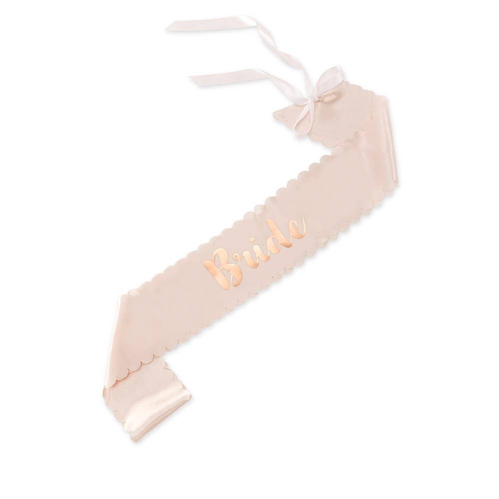 Satin Party Sash - Bride