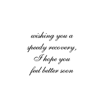 Flowers - Get Well Card