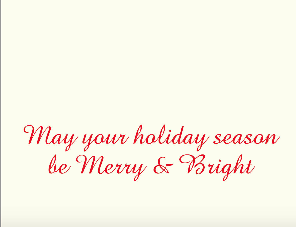 Merry - Holiday Card